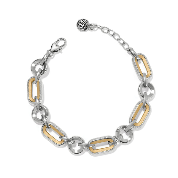 Brighton-Ferrara Medici Two Tone Link Bracelet