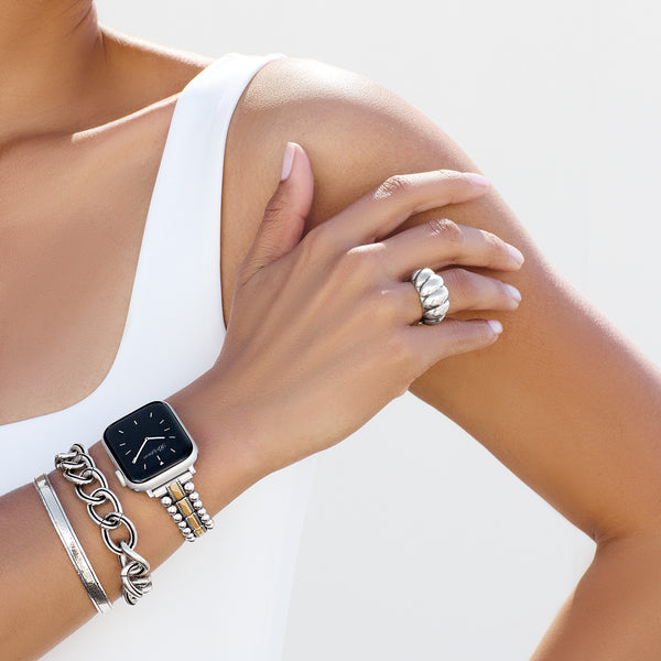 Brighton-Pretty Tough Two Tone Apple Watch Band