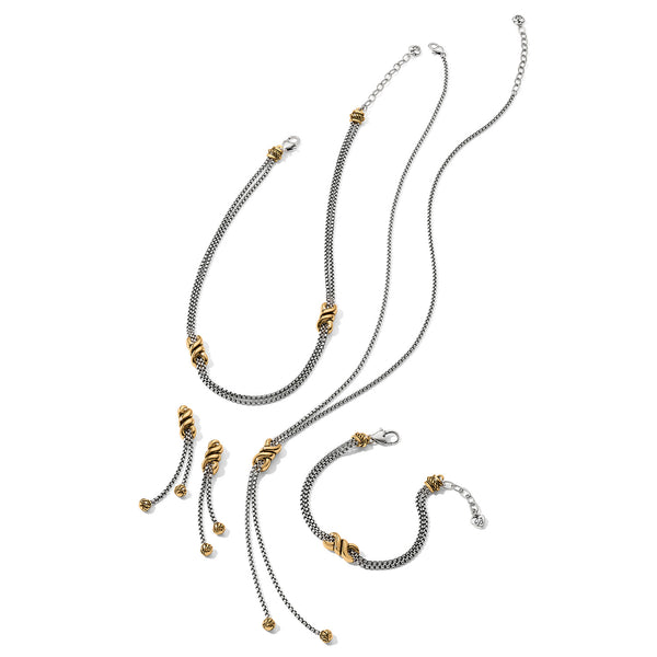 Brighton-Interlok Twist Double Chain Bracelet