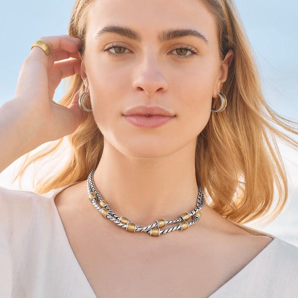 Brighton-Meridian Geo Small Hoop Earrings