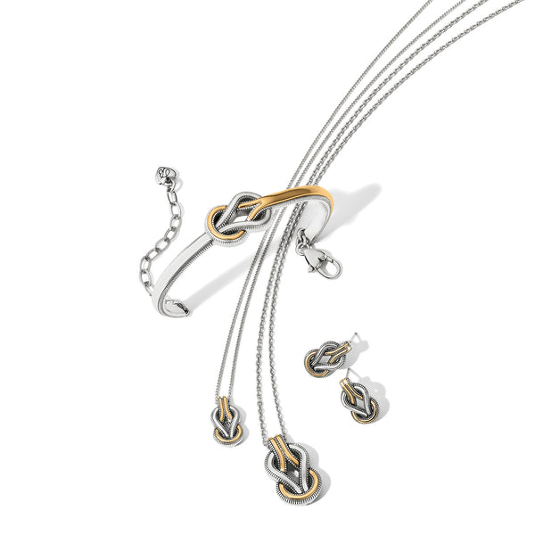 Brighton-Interlok Harmony Two Tone Bar Bracelet