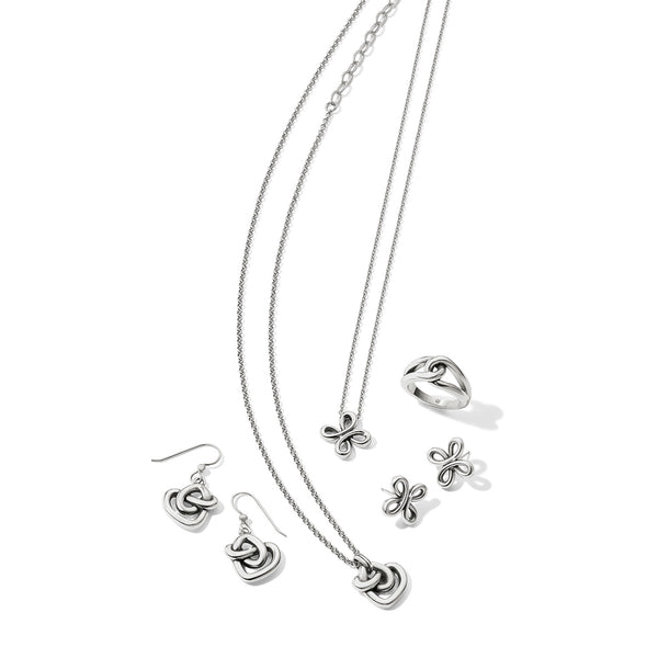 Brighton-Interlok Curve Heart French Wire Earrings