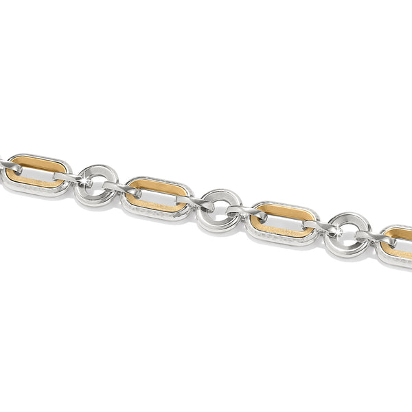 Brighton-Ferrara Medici Two Tone Link Bracelet