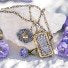 Waxing Poetic-Kristal  Pendant - Brass