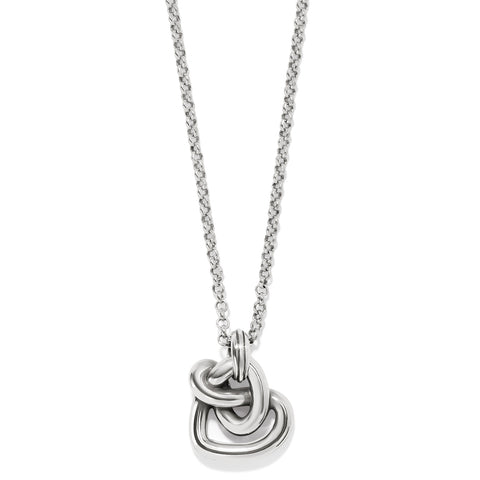 Brighton-Interlok Curve Heart Necklace