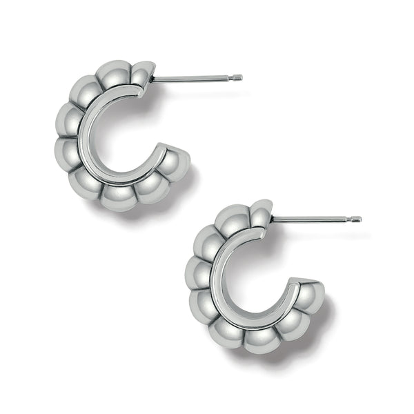 Brighton-Mystic Moon Scallop Hoop Earrings