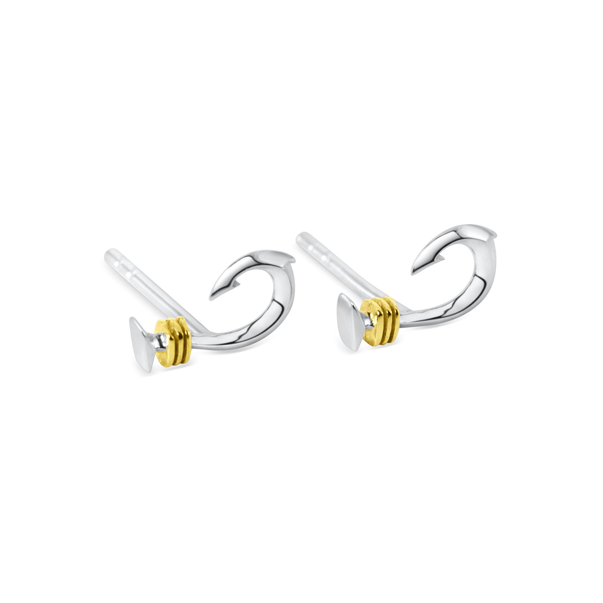 Nau-T-Girl Hook Stud Earrings