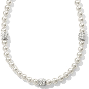 Brighton-Meridian Petite Pearl Station Necklace