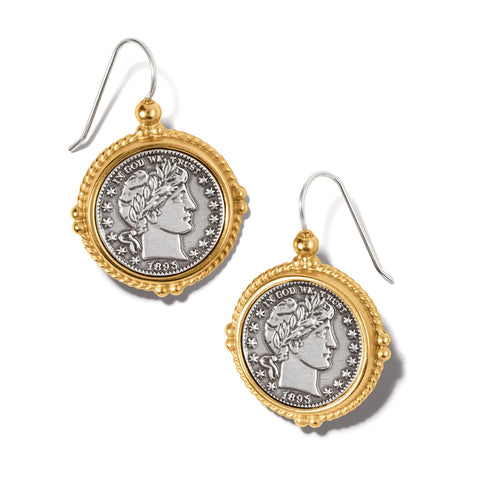 Brighton-Lady Liberty French Wire Earrings