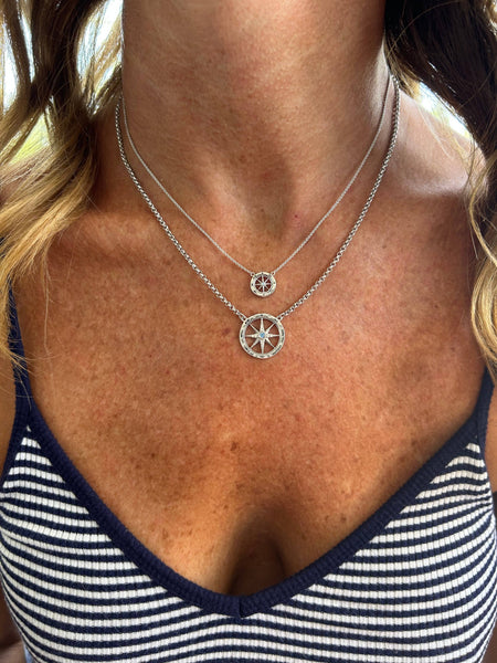 Nau-T-Girl-Compass Necklace Mini