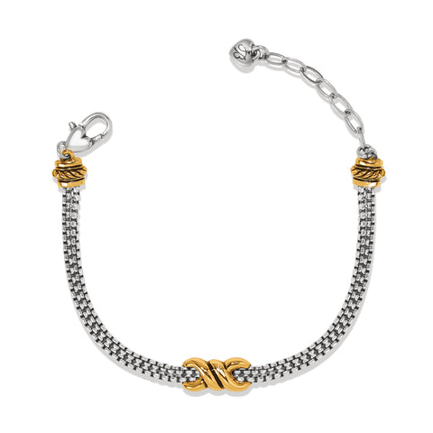 Brighton-Interlok Twist Double Chain Bracelet