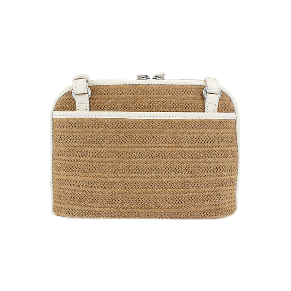 Brighton-JoJo Straw Organizer Cross Body Organizer Purse