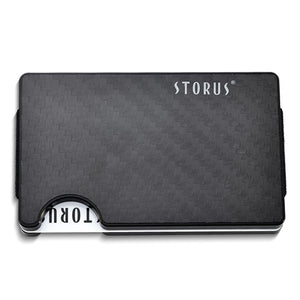 Storus Smart RFID Blocking Carbon Fiber Wallet with Money Clip