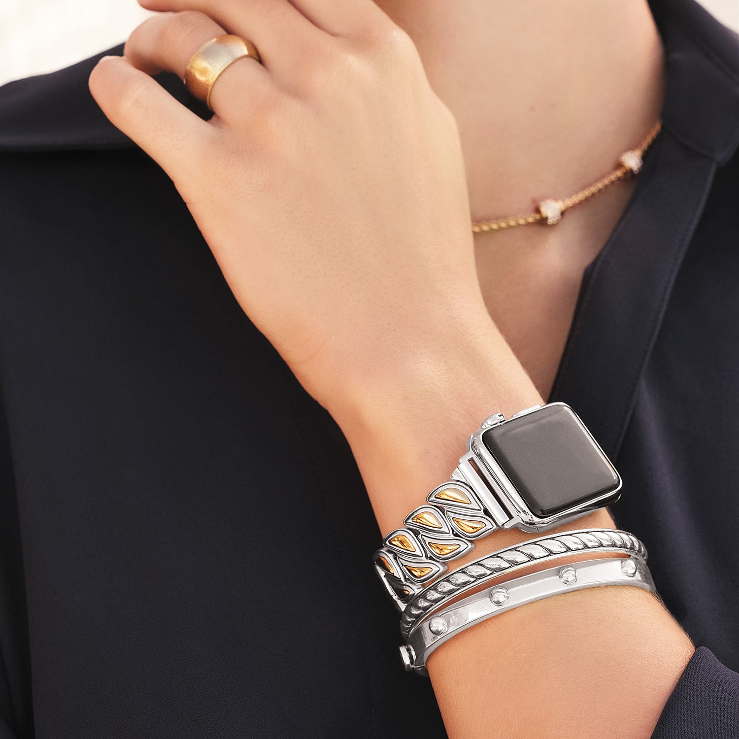 Brighton-Coconut Grove Two Tone Apple Watch Band – Cumbie Jewelers
