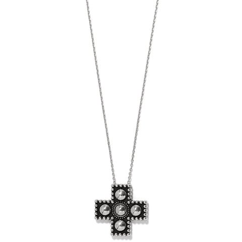 Brighton-Pretty Tough Small Cross Necklace