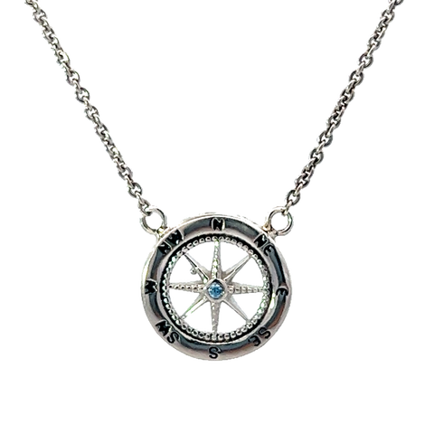 Nau-T-Girl-Compass Necklace Mini