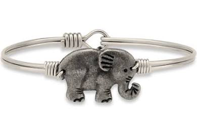 Luca + Danni-Elephant Bangle Bracelet