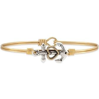 Luca + Danni-Anchor Bangle Bracelet